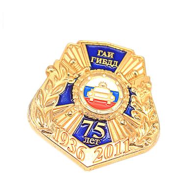 China Europe Fashion Cheap Custom Jewelry Accessories Custom Logo Enamel Military Hat Badges for sale