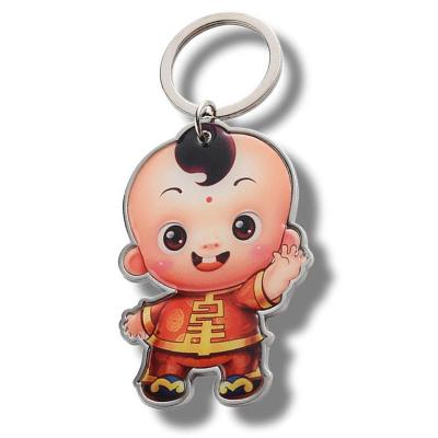 China Fashion Wholesale Custom Teddy Bear Metal Key Chain Cute Animal Key Chain for sale