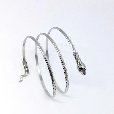 China Lead Free Nickel Free Fashion Trending Customizable Stainless Steel Couples Snake Bracelets Te koop