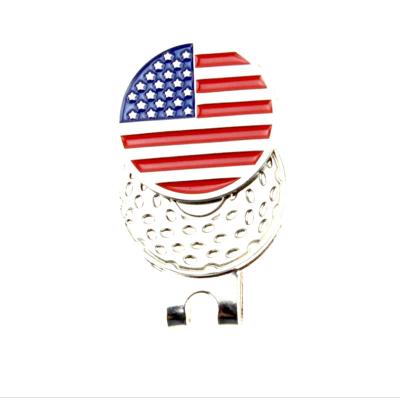 China Wholesale Personality Decorative Custom Stainless Steel Golf Ball Cap Clip From China zu verkaufen