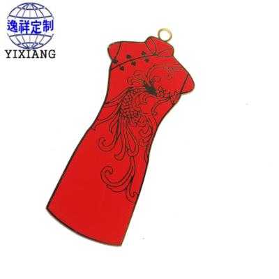 Cina Europe Stocked Cute Custom Metal Hollow Cut Enamel Bookmark in vendita