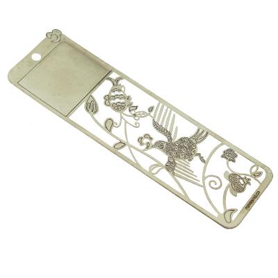 China Custom Europe Stainless High Quality Metal Magnetic Blank Bookmark en venta