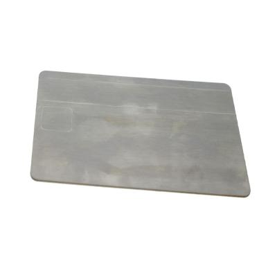 China China High Quality Custom Stainless Steel Handheld Blank Smart Card for sale