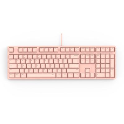 China 108 keyboard Anti-ghosting IKBC C210 backlight pink mechanical key portable mute laptop super-thin hot sale in stock for sale