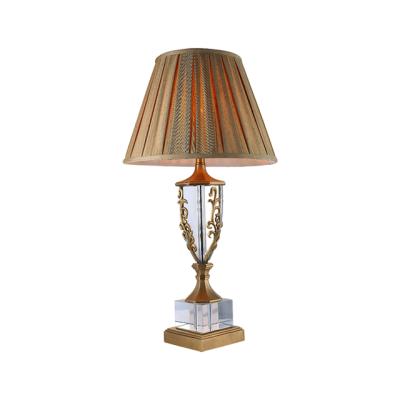 China French European luxury copper copper luxury hallway bedroom living room background lamp desk crystal fabric for sale