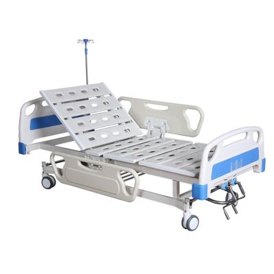 China Modern Hospital Handle Sick Bed Crank Crank Hospital ABS Medical Bed On Sale for sale