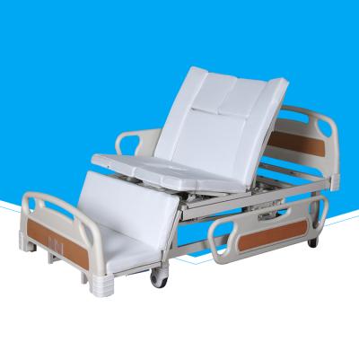 China Hot Sale 5 Functions Hospital Bed Hospital Nursing Bed With Toilet for sale