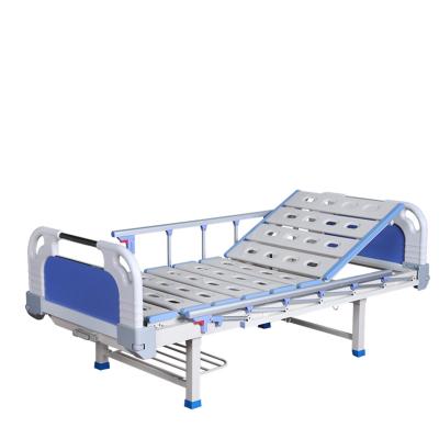 China Cheap Crank Hospital Bed Best Price 1 Hospital Bed With Side Rails For Sale for sale