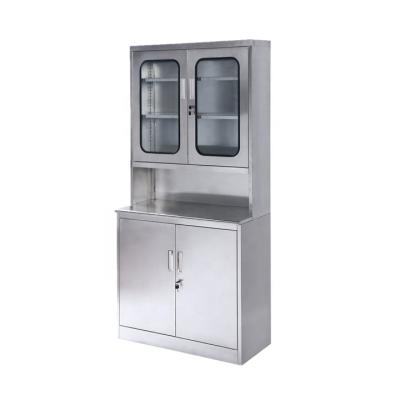 China Modern Stainless Steel Medical Supplies Storage Cabinets For Treatment Room for sale