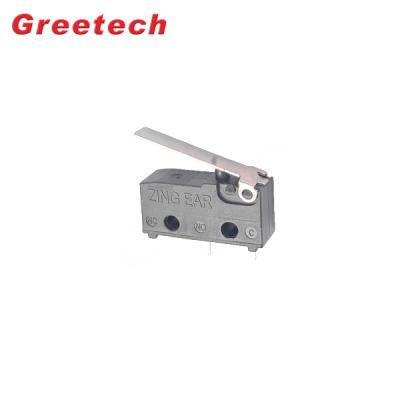 China Greetech Auto Long Life Electronics Mini 0.1A 125/250VAC 5e4 Dustproof Micro Switch SPDT Solder To Connect Micro Switch For Automobile for sale