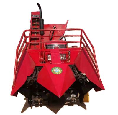 China Maize Shidi Brand Diesel Engine Ridding Type 2 Rows Maize Harvester With Working Width 100cm Maize Harvester for sale