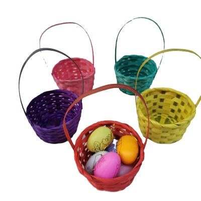 China Festival Decoration Huangtu Storage Dustpan Small Bamboo Basket Woven Hotel Kitchen Kitchen Fruit Bowl Handcrafted Fruit Bowl Steamed Bread for sale