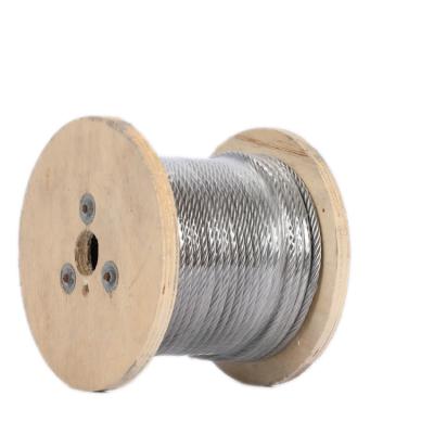 China Perfect Long Steel Wire Metal Stainless Steel 6*37+IWRC 8mm Wire Rope Cable for sale