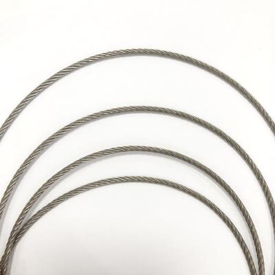 China Fishing 6x19 fc 5mm hot dip galvanized steel wire 712 for safe for sale