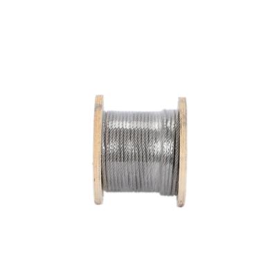 China Perfect Hot Selling Thin Diameter 304 Stainless Steel 316 Wire Rope 6*7+FC 0.4~0.8mm for sale