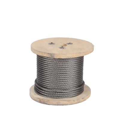 China Perfect Slings Wire Rope 304 316 Stainless Steel Cable 1*19 Non Magnetic Wire Rope 10mm Steel for sale