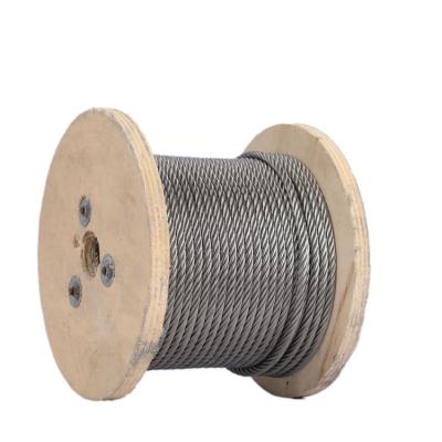 China Perfect Wire Rope 304 316 Stainless Steel Cable 1*19 8mm Non Magnetic Wire Rope for sale