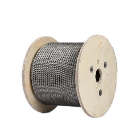 China Perfect 5mm 6mm Stainless Steel Wire Rope 304 7*7 Steel Wire Supplier for sale