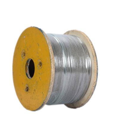 China Perfect High Tension 304 316 Plastic Coated 6*7+IWRC 1mm Stainless Steel Wire Rope Price for sale