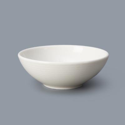 China French Ceramic Arc Pasta Bowl Porcelain Factory Viable Supply Best Price Ceramic Microwave Single White Bowl for Restaurant and Hotel for sale