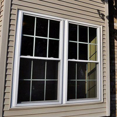 China American Style Double Hung Low E Windows Style Fiberglass Screen Sash Colonial Window Grille Grill Prices for sale