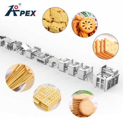 中国 Fully Automatic Full Set Hard And Soft Machine Bakery Wafer Cookie Production Line Nice Price From Bakery China Supplier 販売のため