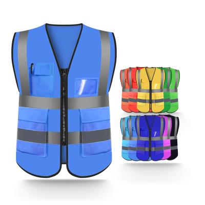 China Water Proof Mingrui OEM Reflective Vest Running Smart Traffic Police Safety Reflective Vest for sale