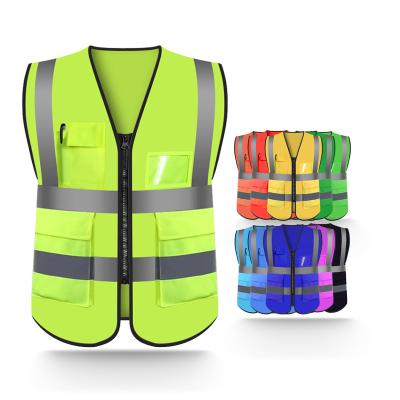 China Mingrui Prices Water Proof Safety Vest Suitable High Visibility Protective Reflective Traffic Warning Vest for sale