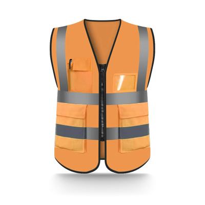 China Hot Sale Mingrui Water Proof Reflective High Visibility Safety Working Vest With Led Lights For Men for sale