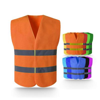 China Mingrui Pockets Visibility Traffic Police Safety Vest Water Proof Custom Multi Reflective Vest Top Security Vest for sale