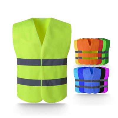 China Wholesale Mingrui Factory Price 100% Polyester Water Proof Mesh Hi Visi Reflective Vest for sale