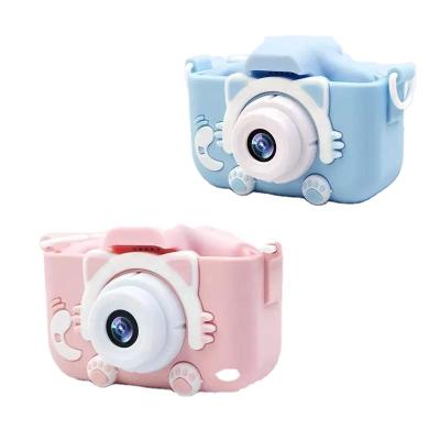 China Digital Children's Camera For Kids Cute Toy Cat Mini Camera HD Education Toys Custom Packing Kids Camera 32GB TF Max SD / Mini Card for sale