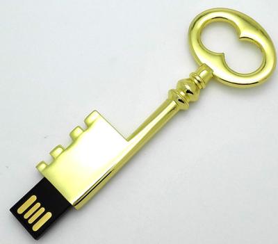 China Retro Metal Gifts Promotional Custom Logo Metal USB Stick Antique Gold 4GB 8GB for sale