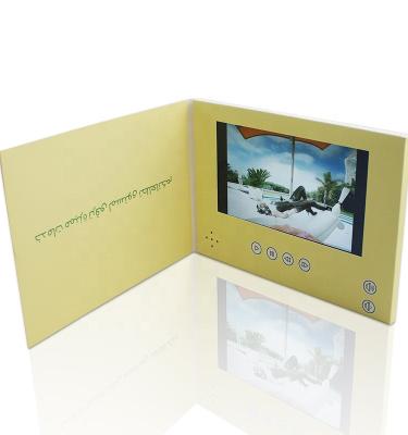 China Promotional Europe TFT LCD Screen 4.3/5/7 Inch LCD Video Brochure Box for sale