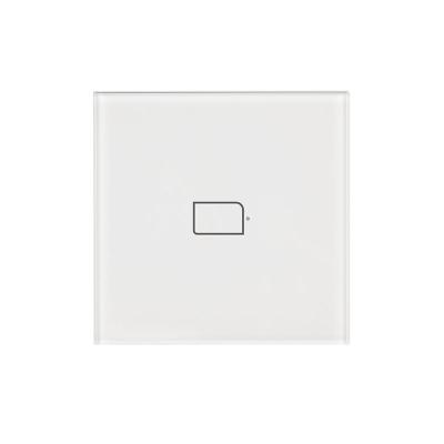 China 1Gang EU Standard 100-240V Smart Wall Touch Switch,WiFi RF Remote Control Panel Glass Lamp Switch TC3-EU-1 for sale