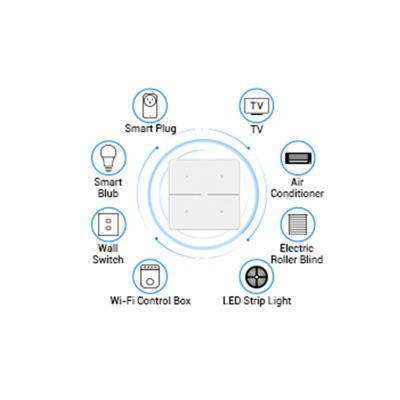 China 2021 BroadLink WiFi SR3-4KEY+S3 Wireless Smart Stage SwitchW ith DIY Sticker for sale