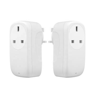 China Smart Home Residential/Multi-Purpose BroadLink Wifi Socket Remote Control Smart Plug UK Standard with Alexa Google IFTTTT for sale