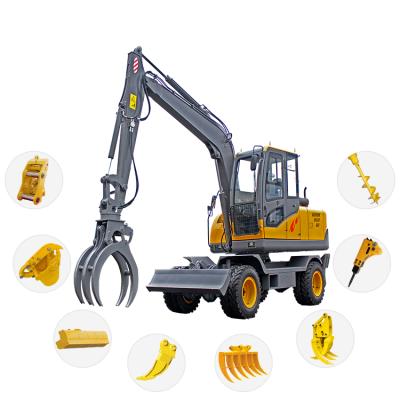 中国 8 ton digger machine mini digger excavator for sale High digging power 販売のため