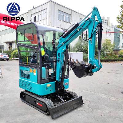 China Customize humanization design 1 ton mini bagger excavator with imported engine for sale