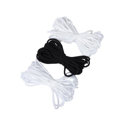 Κίνα Factory Free Sample 3mm Elastic Ear Loop Rubber Band Elastic Earloop Cord For Face Mask προς πώληση