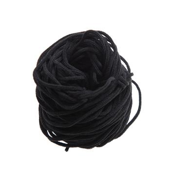 China Factory Free Sample 3mm Elastic Ear Loop Rubber Band Elastic Earloop Cord For Face Mask for sale