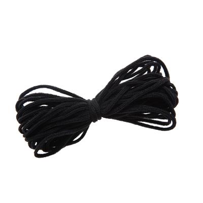 China Factory Free Sample 3mm Elastic Ear Loop Rubber Band Elastic Earloop Cord For Face Mask for sale