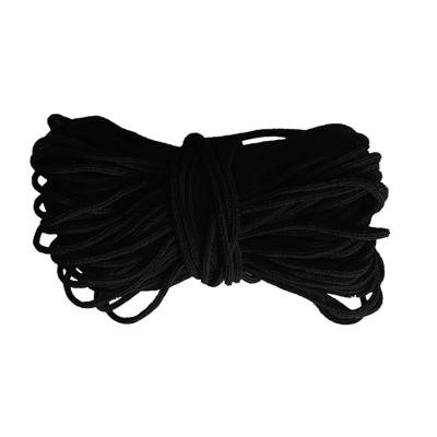 China Factory Free Sample 3mm Elastic Ear Loop Rubber Band Elastic Earloop Cord For Face Mask for sale