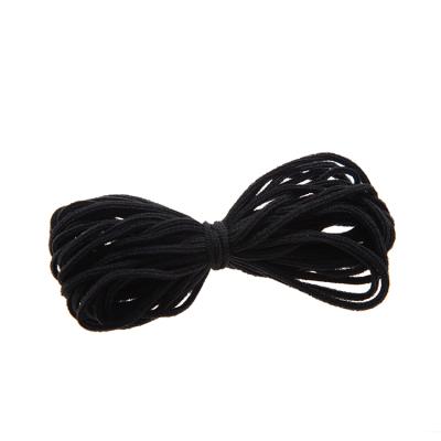 China Factory Free Sample 3mm Elastic Ear Loop Rubber Band Elastic Earloop Cord For Face Mask for sale