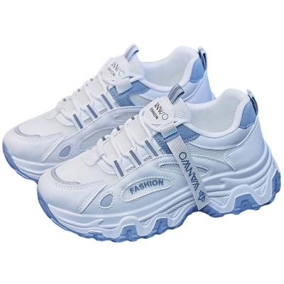 China Cushioning New Coming Mesh Chunky Sole Breathable Fashion Sports Casual Shoes For Female Student for sale