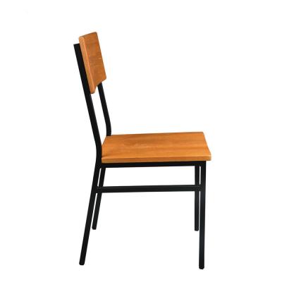 China (Other) Adjustable Wooden Kfc Dining Chairs Vintage Wooden Crossback Chair for sale