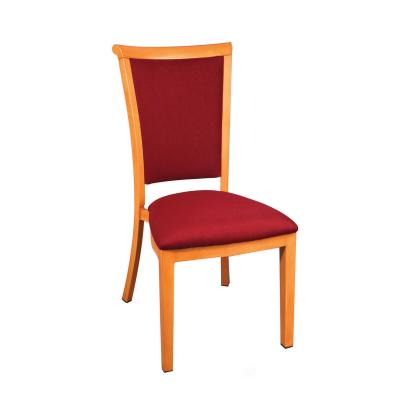 China Stackable hotel chair quality hotel restaurant banquet steel chair for sale