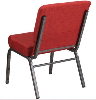 China Modern Black Fabric Frame Cheap Auditorium Used 21 Inch Church Chair Wholesale for sale