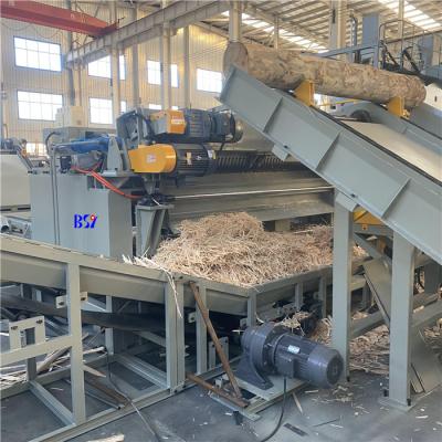 China Woodworking machinery 8feet log debarker machine for log veneer/bark peeling removing machine for sale