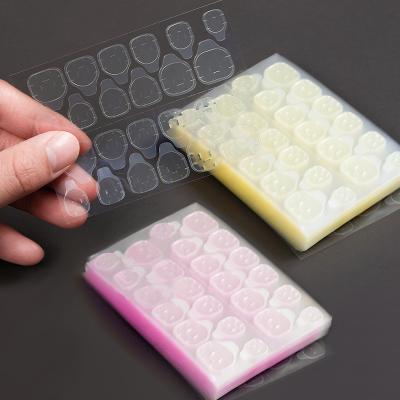 China Eco-Friendly Meaterial 2023 Best Price Artificial Nails Manufacture To Customize Transparent Double Sided Adhesive Tapes Stick For Press On Fake Nail Tips for sale